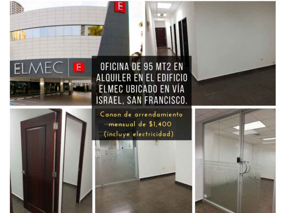 OFICINA CON ACABADOS 95M2 EN EDIFICIO ELMEC VIA ISRAEL, SAN FRANCISCO — foto 2