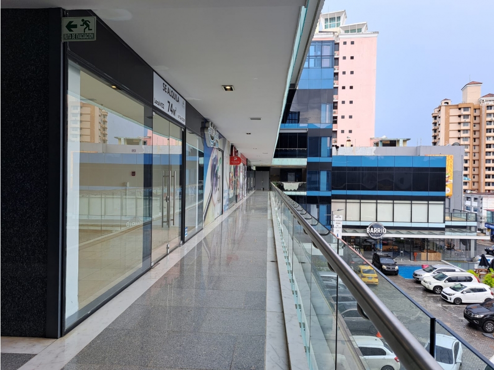 ALQUILER LOCAL 72m2 VIA PORRAS ROYAL BLUE PLAZA CON ACABADOS — foto 3