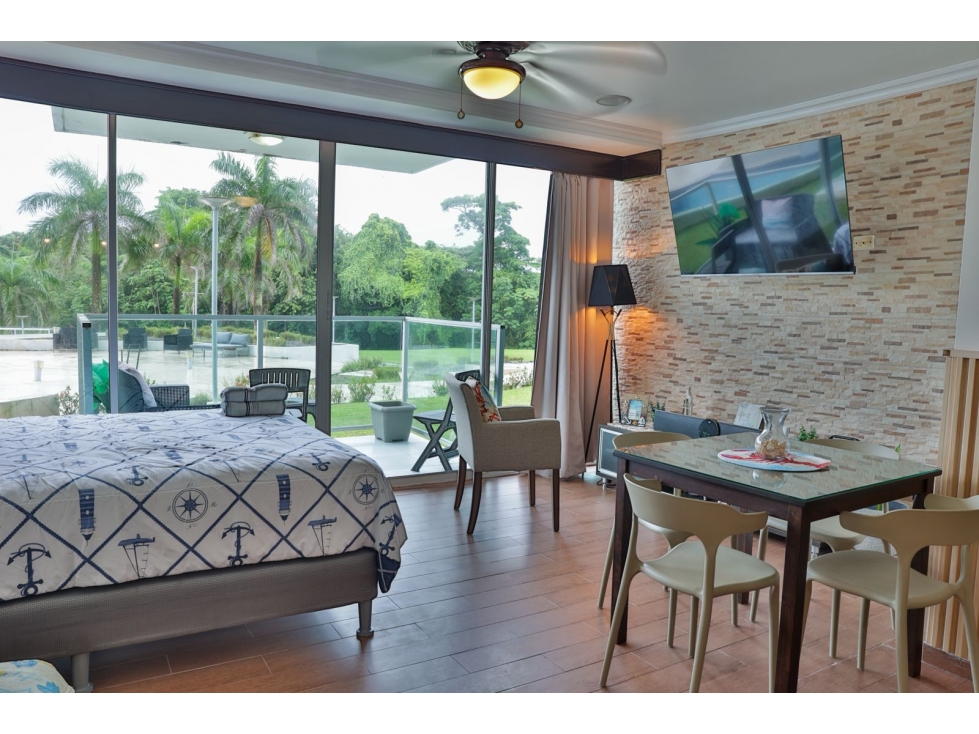 ALQUILER DE APARTAMENTO ( LOFT ) FRENTE AL MAR EN BALA BEACH, COLON AQ - 2