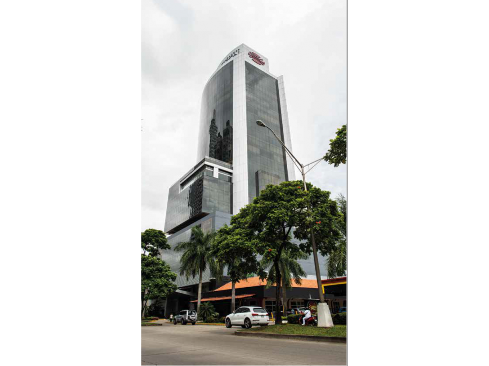 OFICINA 123M2 MANTENIMIENTO INCLUIDO TORRE ANCON, EN COSTA DEL ESTE