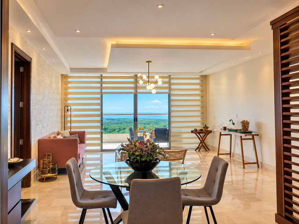 VENTA APARTAMENTO SANTA MARIA AMOBLADO VISTA AL MAR GREENVIEW MLD — foto 5