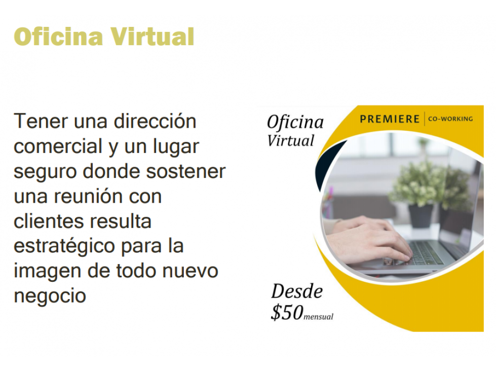 OFICINAS VIRTUALES ALQUILER CON TODO LO QUE NECESITA VISTA HERMOSA — foto 2