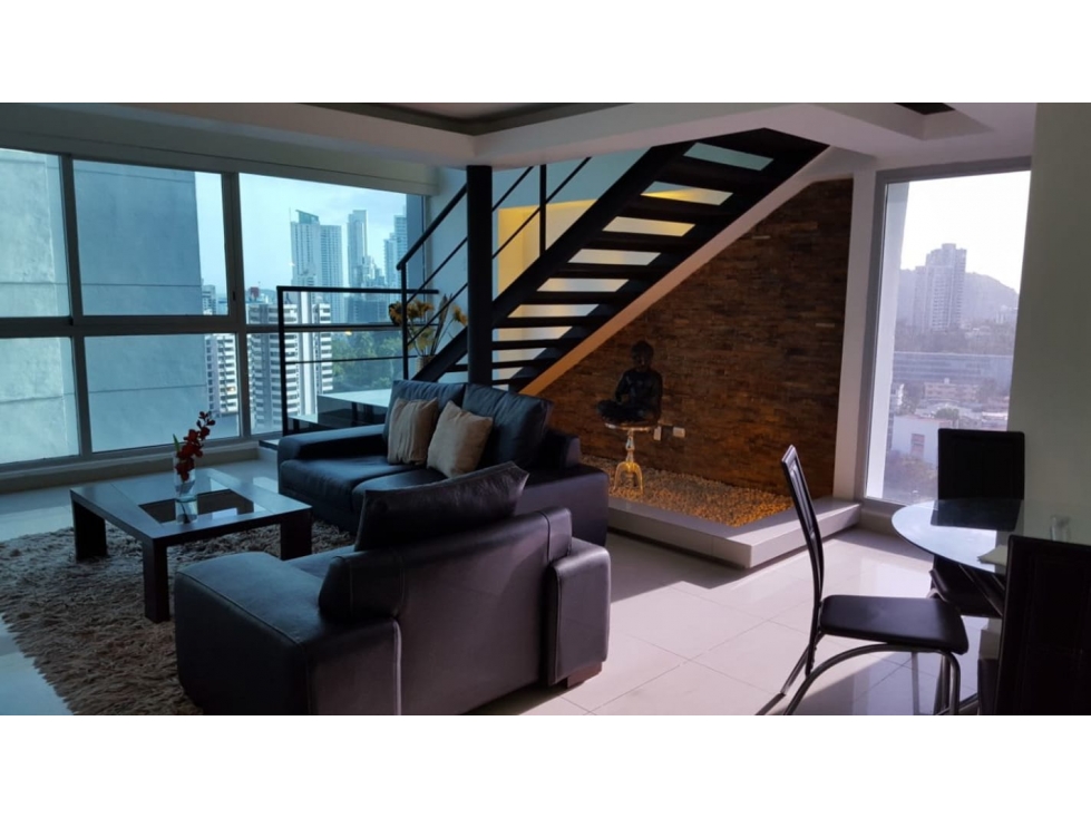 SE ALQUILA APARTAENTO AMOBLADO EN EL CANGREJO TIPO LOFT 107 M2 - 2