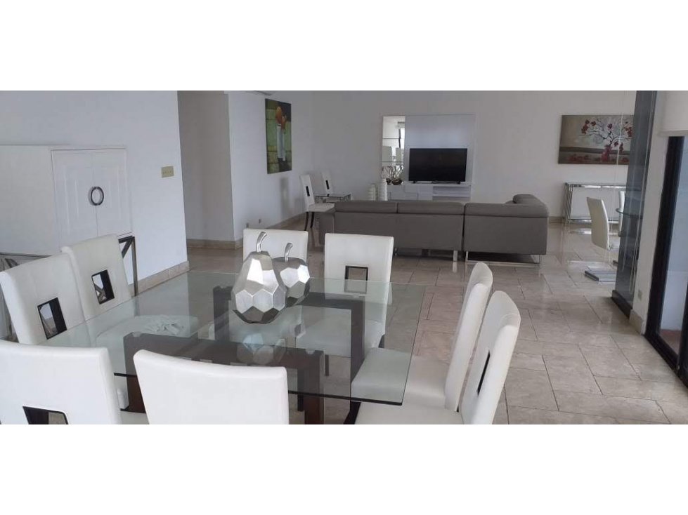 APARTAMENTO AMOBLADO DE LUJO 350 M2 EN AVENIDA BALBOA 4 REC 4 BAÑOS