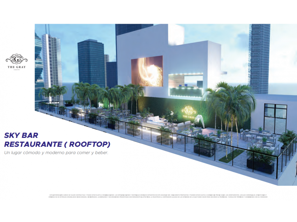 VENTA APARTAMENTO ESTUDIO 50M2 CALLE 50 A ESTRENAR EN THE GRAY — foto 4