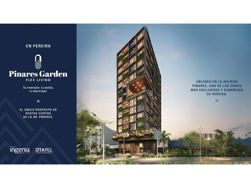 Apartamentos en Pinares Garden, Pereira