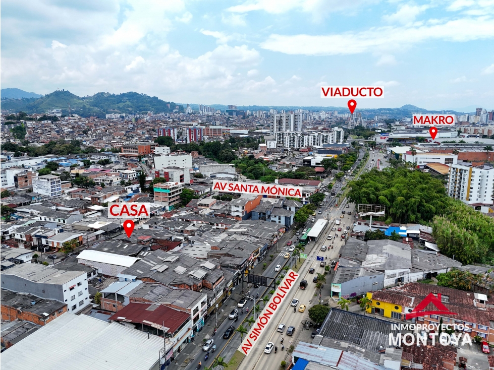 Casa comercial en Santa Mónica, Dosquebradas