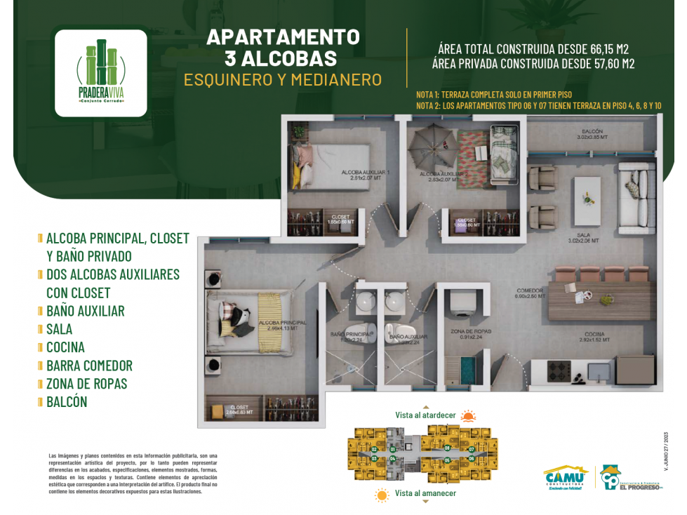 Cesión? Apartamento en Pradera Viva, Dosquebradas — foto 5