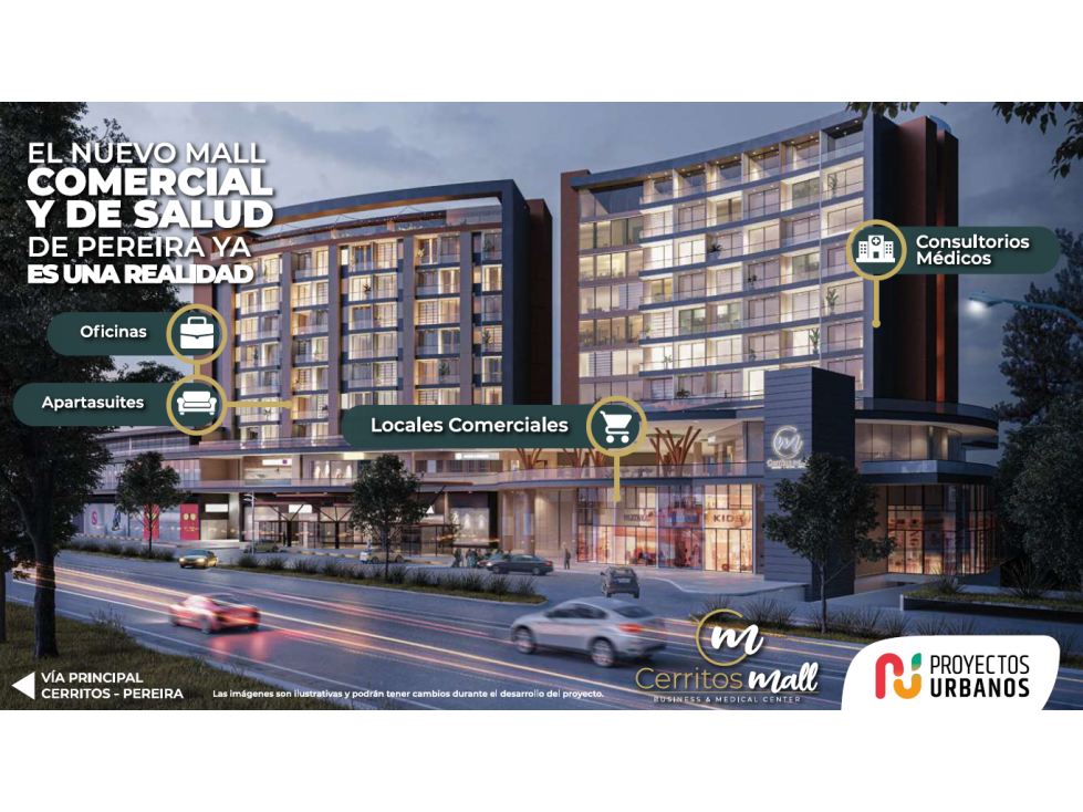 Oficinas en Cerritos Mall, Pereira