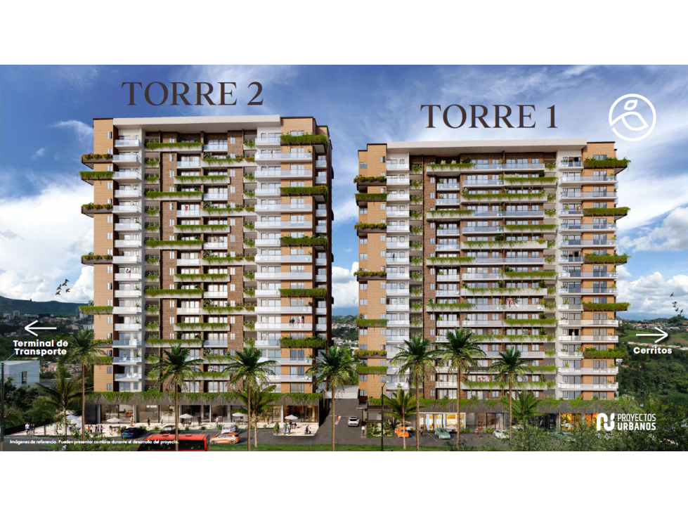 Apartamentos en Botaniko, Av Sur, Pereira — foto 2