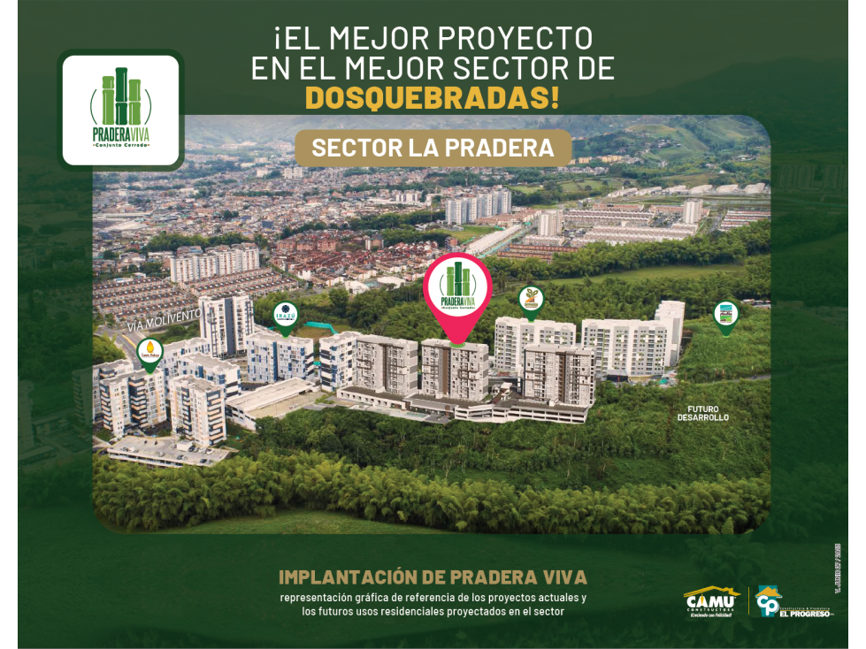 Cesión? Apartamento en Pradera Viva, Dosquebradas — foto 2