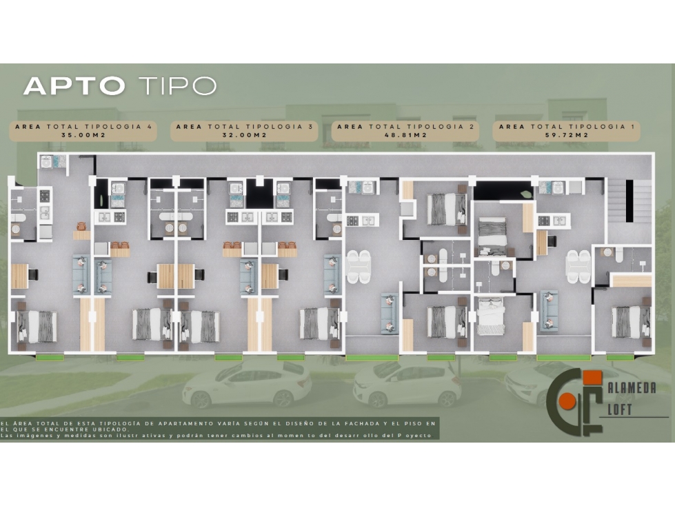 Venta apartamentos en Alameda Loft, Dosquebradas — foto 4