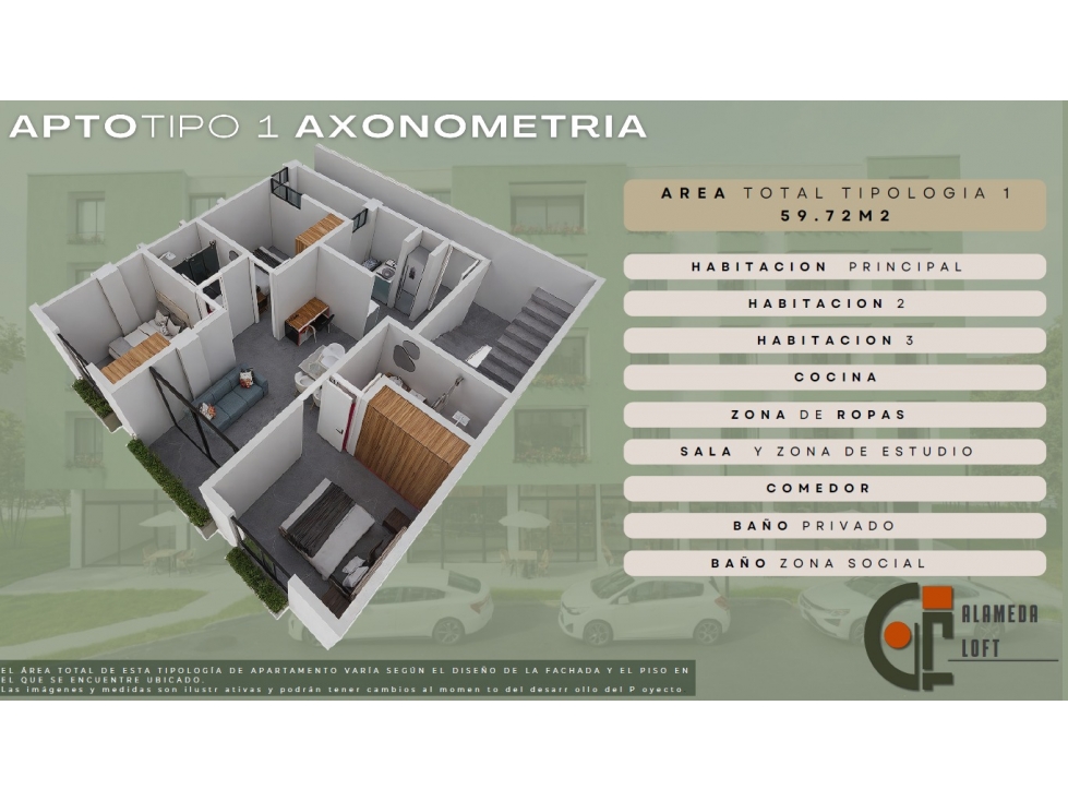 Venta apartamentos en Alameda Loft, Dosquebradas — foto 5