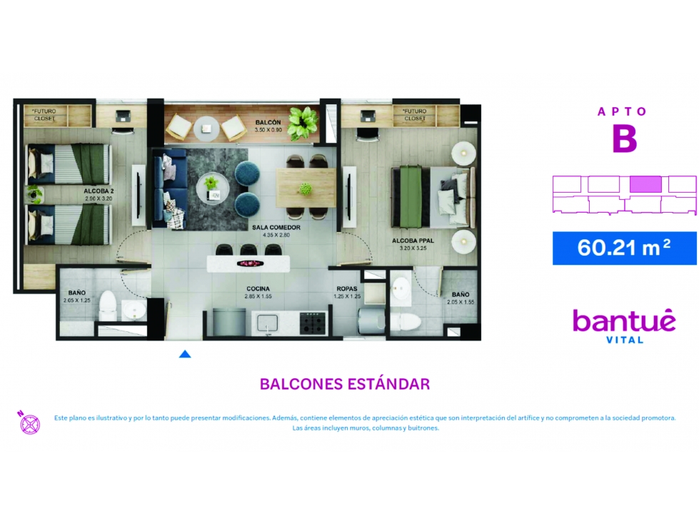Venta Apartamento BANTUÉ- La Estrella- Cesión de Derecho — foto 3