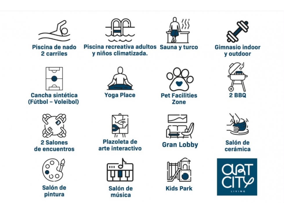 Venta de apartamento Art City obra gris Ciudad del Rio — foto 2