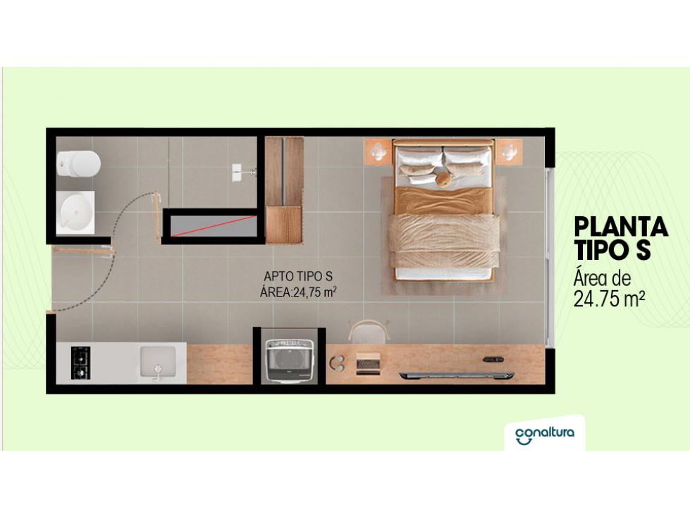 Venta apartaestudio cesión de derechos Chapinero rentas cortas — foto 4