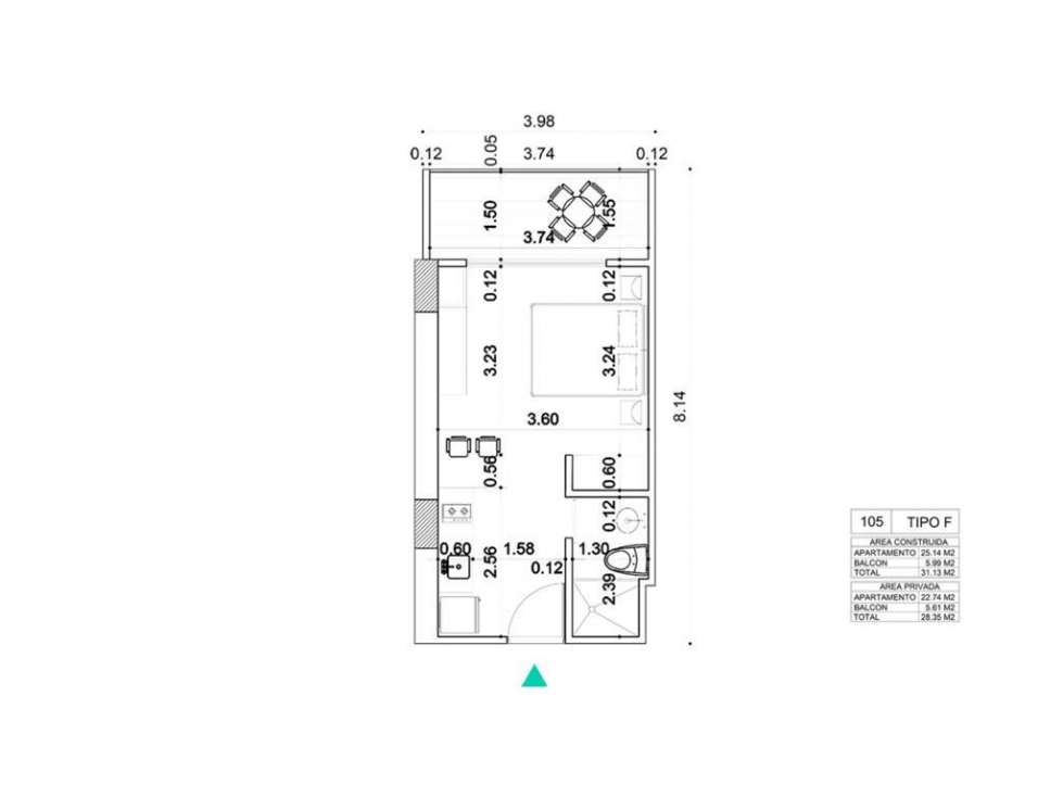 Venta Aparta estudio 30 M2 en Proyecto Santa Marina - Santa Marta — foto 5