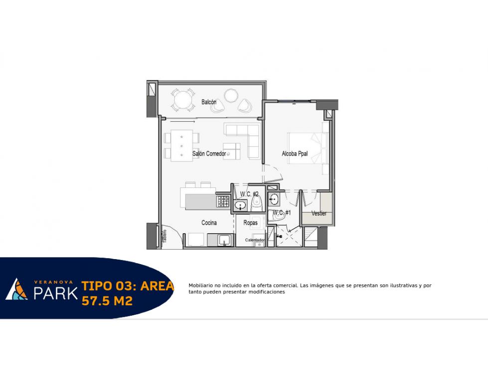 Venta Apartamento VERANOVA PARK - Medellín - Cesión de Derecho — foto 3