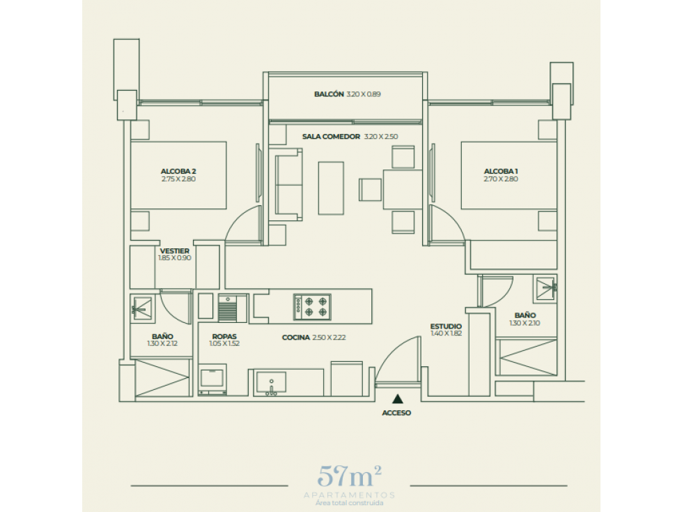 Venta apartamento Cesión de derechos Accanto El Retiro Antioquia - 4
