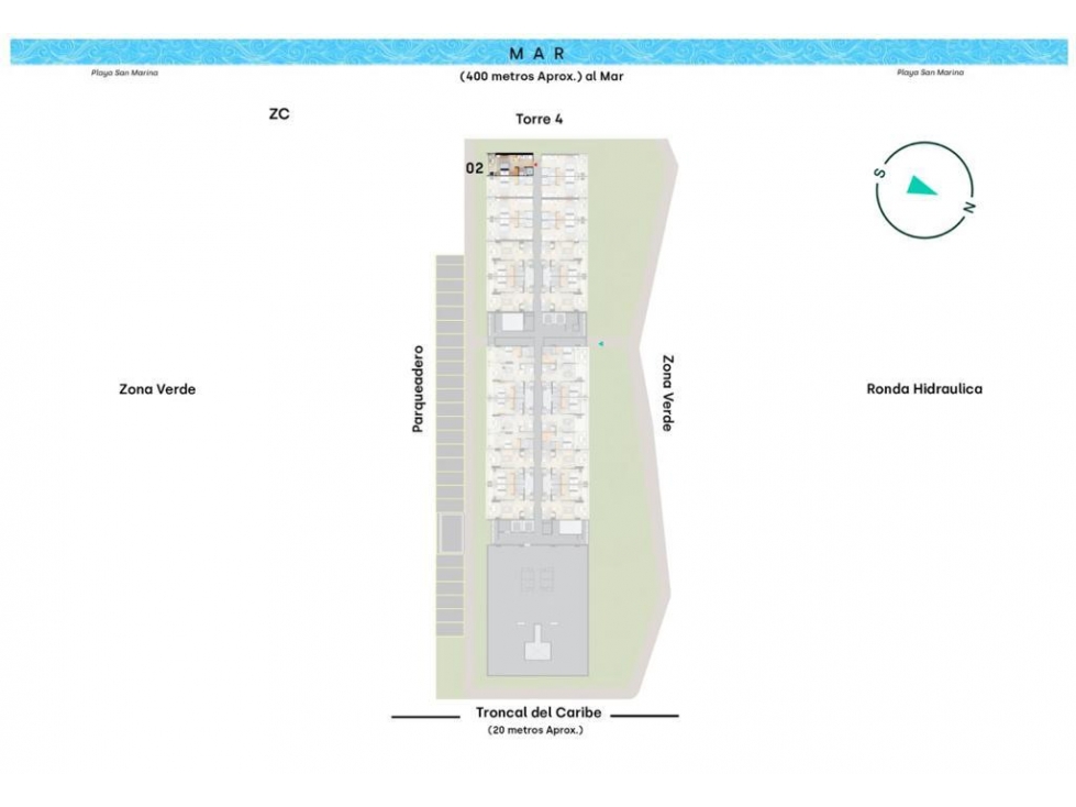 Venta Aparta estudio 30 M2 en Proyecto Santa Marina - Santa Marta — foto 2