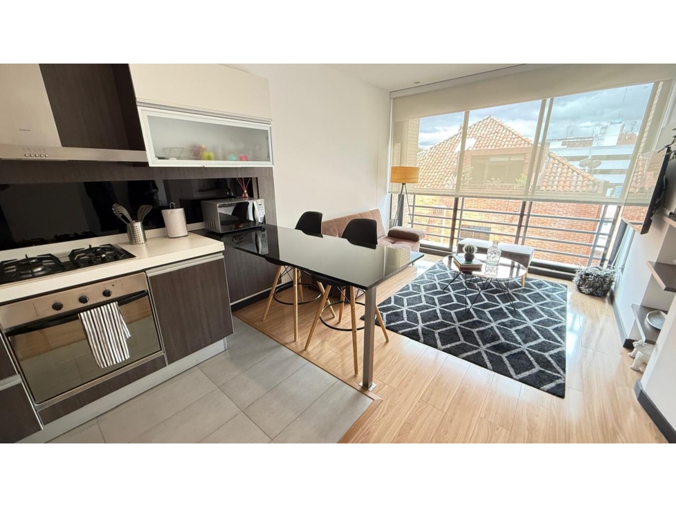 Santa Bárbara, Renta Apartamento Amoblado 1 HB, 54 M, Piso 4 — foto 5
