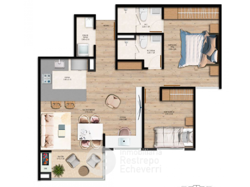 Apartamento para estrenar en venta, Cajicá, Cundinamarca