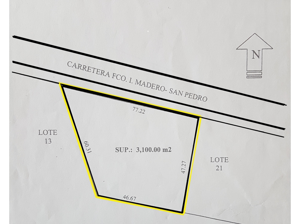 VENTA DE TERRENO EN COAHUILA FRANCISCO I MADERO SOBRE CARRETERA - 4