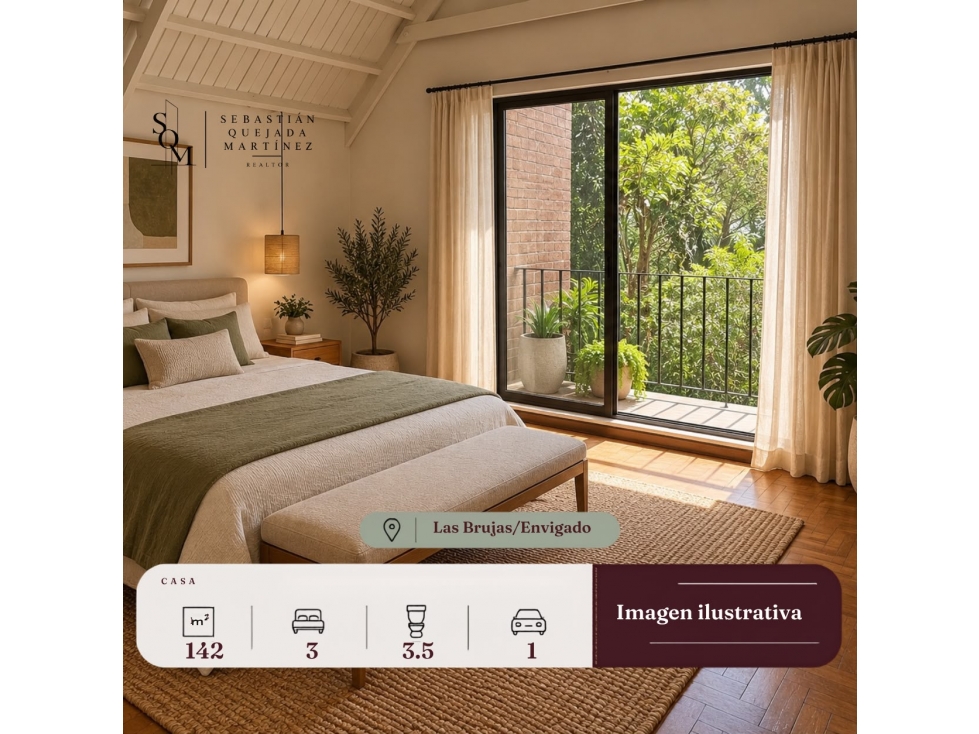 VENTA DE CASA EN ENVIGADO - LOMA DE LAS BRUJAS - 3