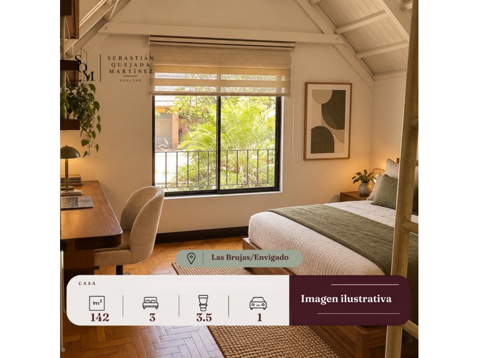 VENTA DE CASA EN ENVIGADO - LOMA DE LAS BRUJAS - 4