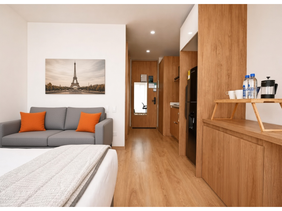 APARTAESTUDIO EN VENTA, ESTRENAR (RENTAS CORTAS - INVERSIÓN) — foto 2