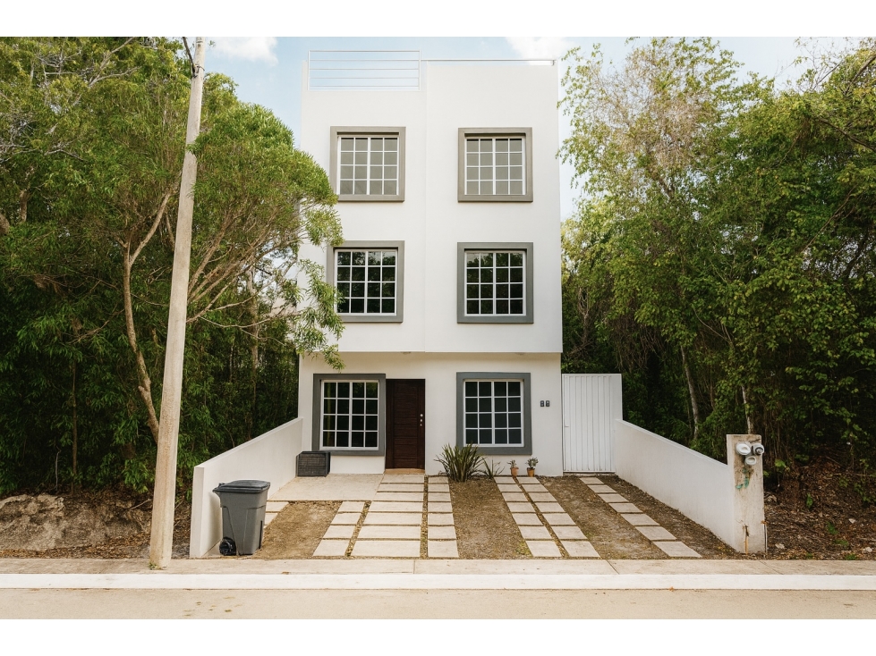 Puerto Morelos / Cancun area / residencia con 2 aptos Independientes - 3