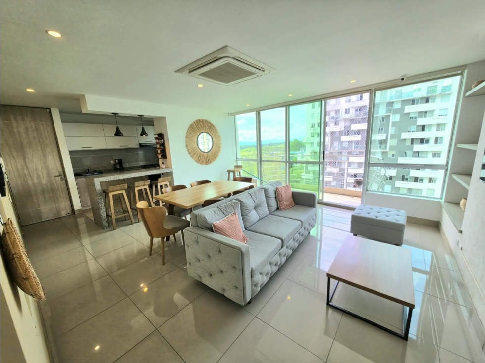 APARTAMENTO AMOBLADO EN RENTA EDIF ATLANTIS ARMENIA QUINDIO