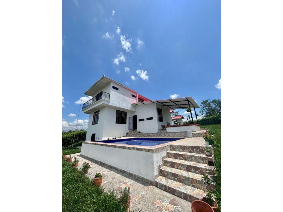 CASA NUEVA DE DOS NIVELES EN VENTA SOBRE LA VÍA ALCALÁ CARTAGO - 2