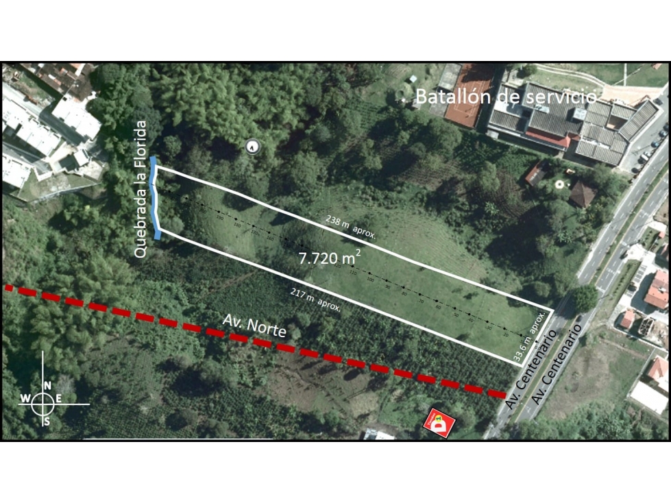 LOTE EN VENTA EN AVENIDA CENTENARIO, ARMENIA QUINDÍO