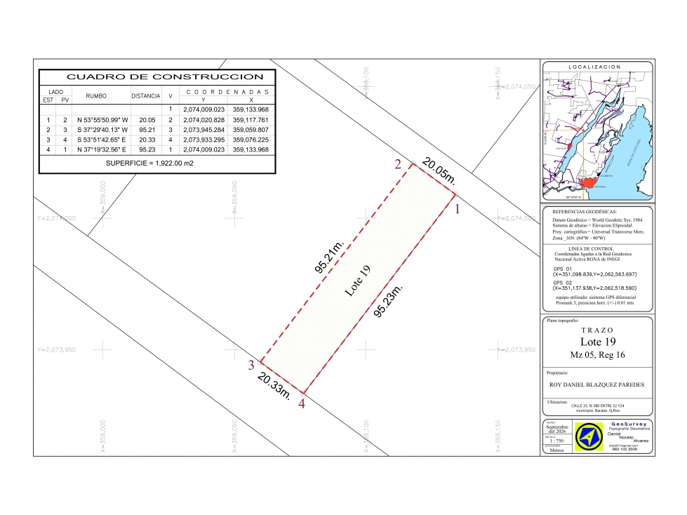 Lote Cayuco Maya - Terreno en Buenavista - 1