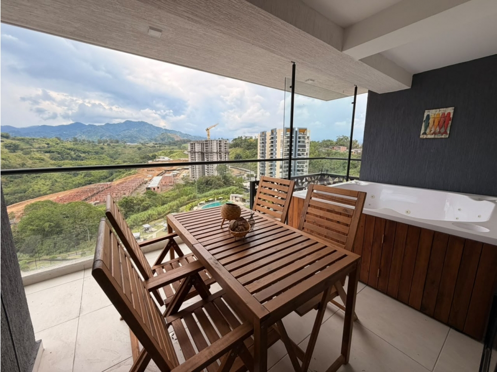 SE RENTA APARTAMENTO AMOBLADO EN CERRITOS- PEREIRA