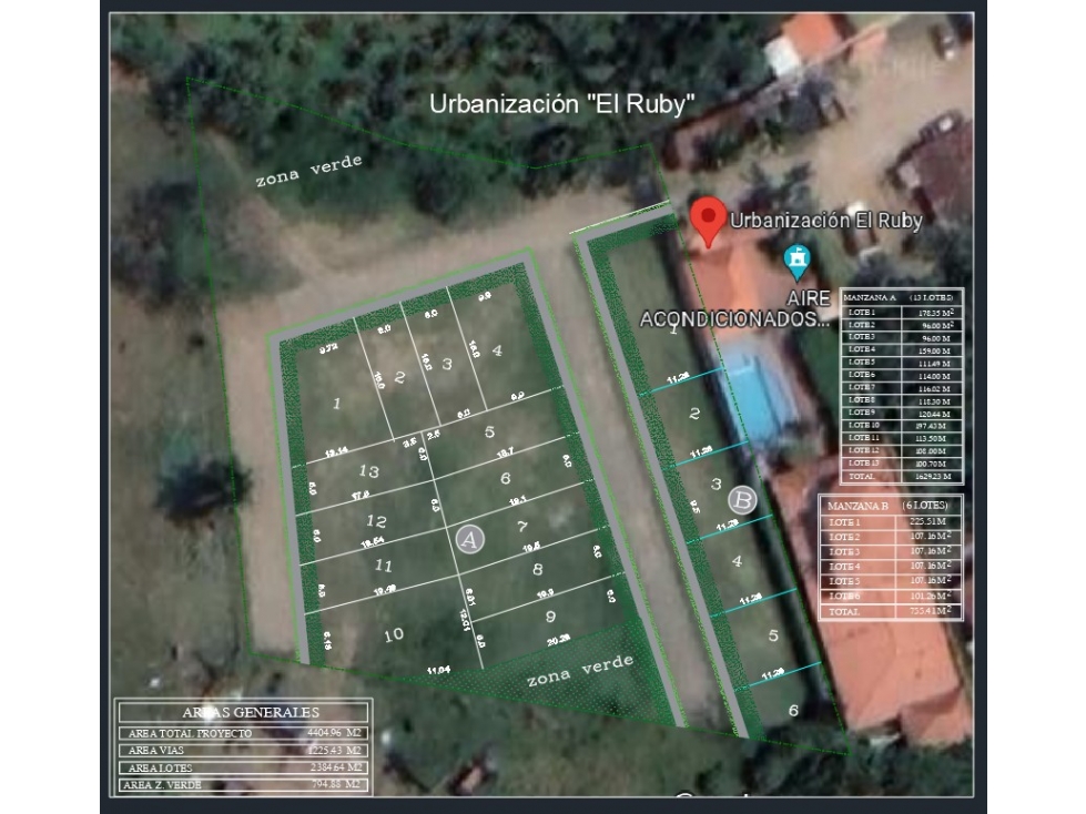 Se venden lotes en Urbanización el Ruby, Aguaclara. - 2