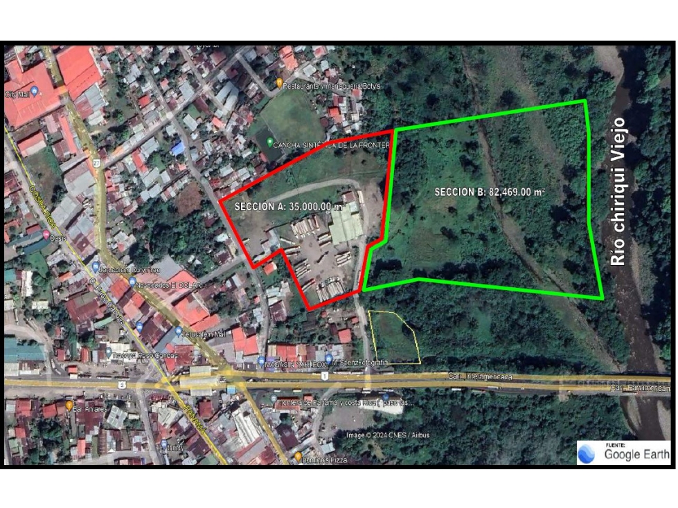 Se VENDE Terreno y Edificio en Paso Canoa, Provincia de Chiriquí - 1
