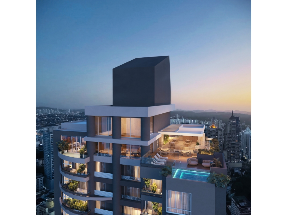 APARTAMENTO NUEVO EN VENTA PH LUXOR 500 EL CANGREJO | MODELO C WV