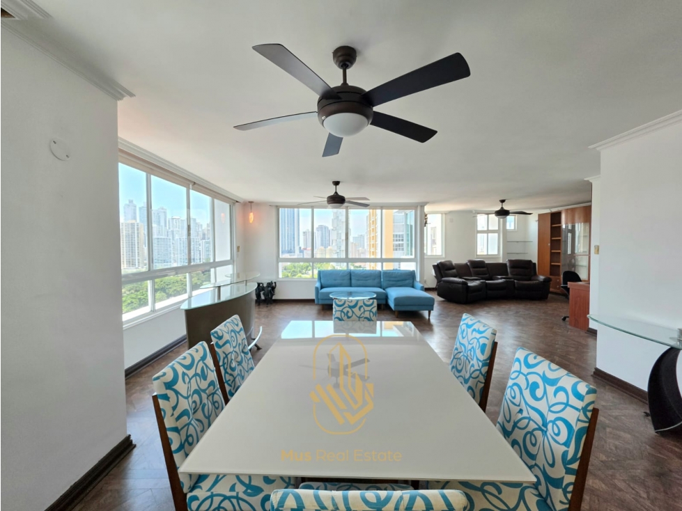 Alquiler Apartamento Amoblado en Calle 50 PH Bahía Obarrio - WV