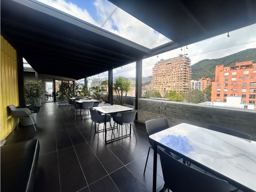 Oficina Amplia con Terraza con Vista Exterior en Parque de la 93 - 2