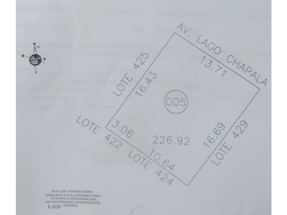 2 TERRENOS EN VENTA CON VISTA AL LAGO TEQUES "B6" - 5
