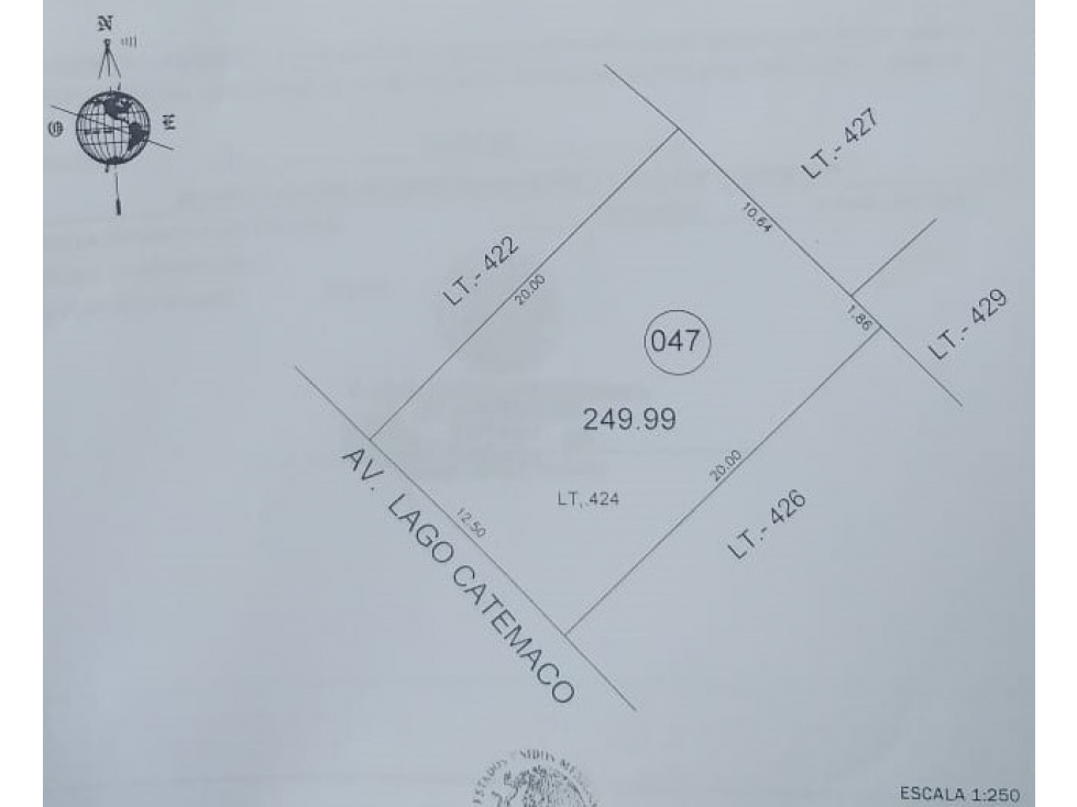 2 TERRENOS EN VENTA CON VISTA AL LAGO TEQUES "B6" - 6