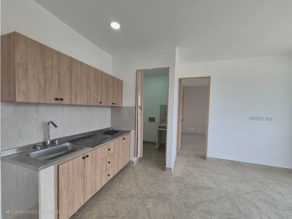 apartamento para la venta en itagui para estrenar, de 63 metros