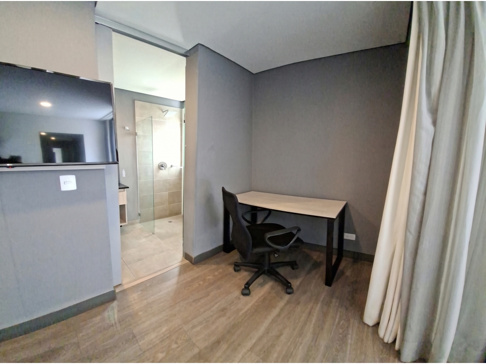 APARTAESTUDIO CON BALCON EN RENTA AMOBLADO SANTA BARBARA CAV — foto 6
