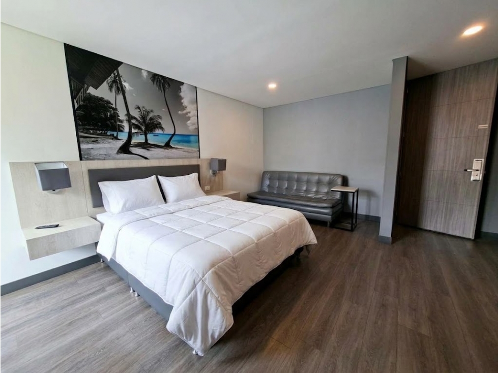 APARTAESTUDIO CON BALCON EN RENTA AMOBLADO SANTA BARBARA CAV — foto 3