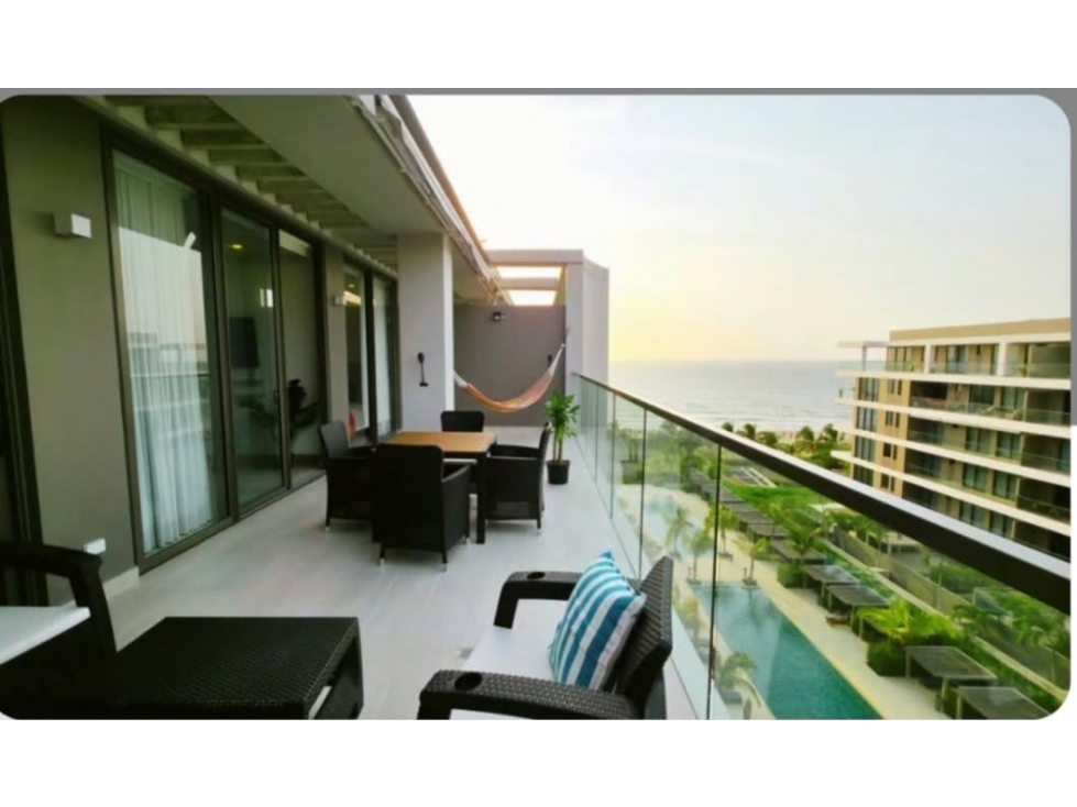 VENTA APTO USO MIXTO, AMOBLADO, SERENA DEL MAR- CARTAGENA- COLOMBIA