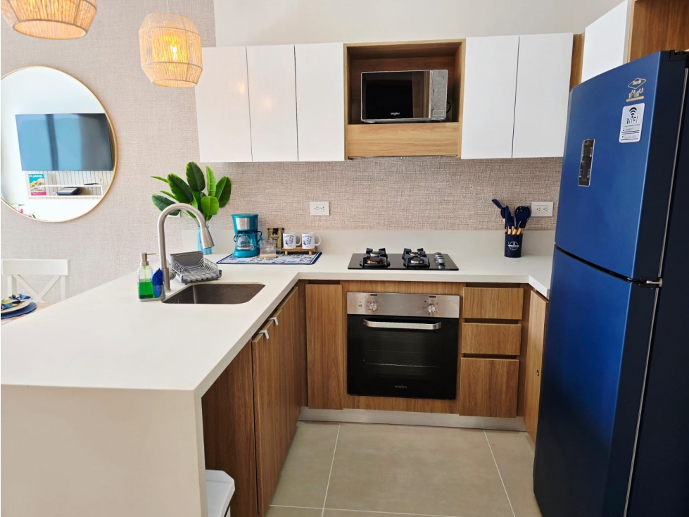 VENTE APARTAMENTO AMOBLADO USO TURÍSTICO- ZONA NORTE, CARTAGENA -COL - 6