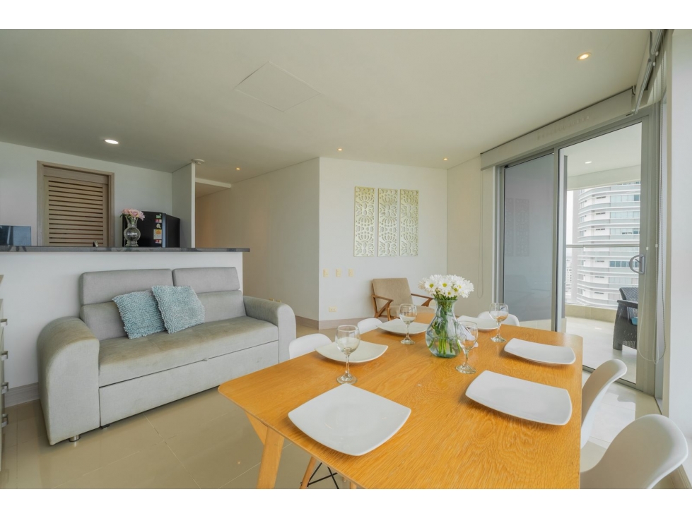 VENTA APARTAMENTO BARRIO BOCAGRANDE- USO TURISTICO- CARTAGENA-COLOMBIA — foto 5