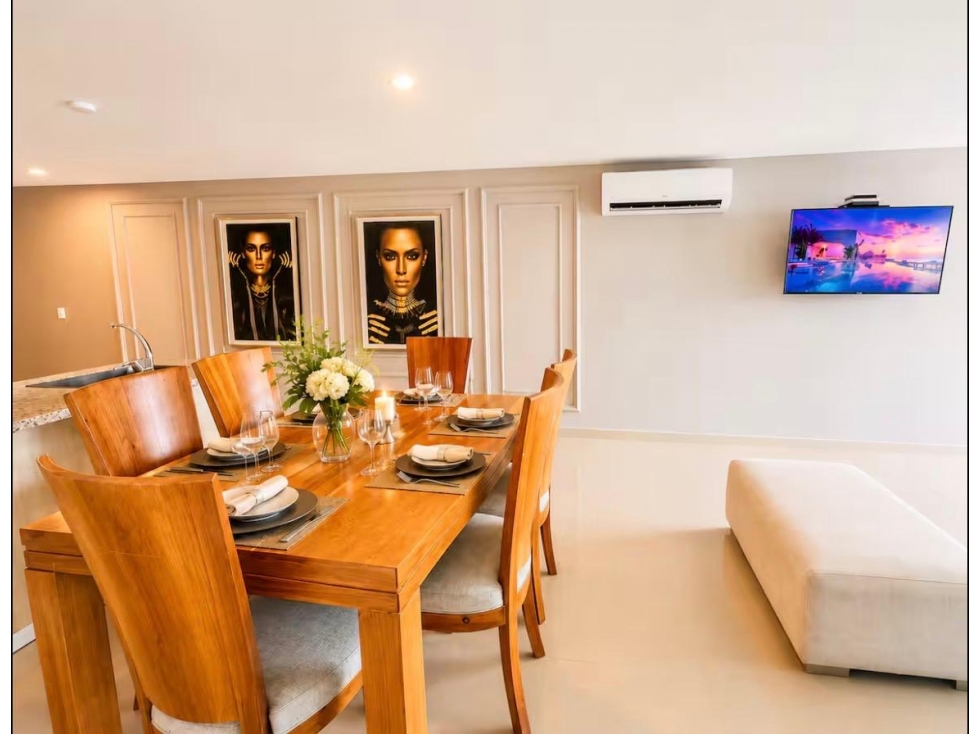 VENTA APARTAMENTO AMOBLADO USO MIXTO- BARRIO MARBELLA, CARTAGENA-COL — foto 3